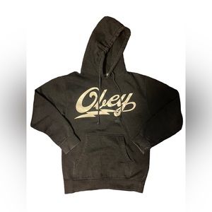 Obey Men’s Sweatshirt Grey Sweatshirt Hoodie Hoody Glow In The Dark S